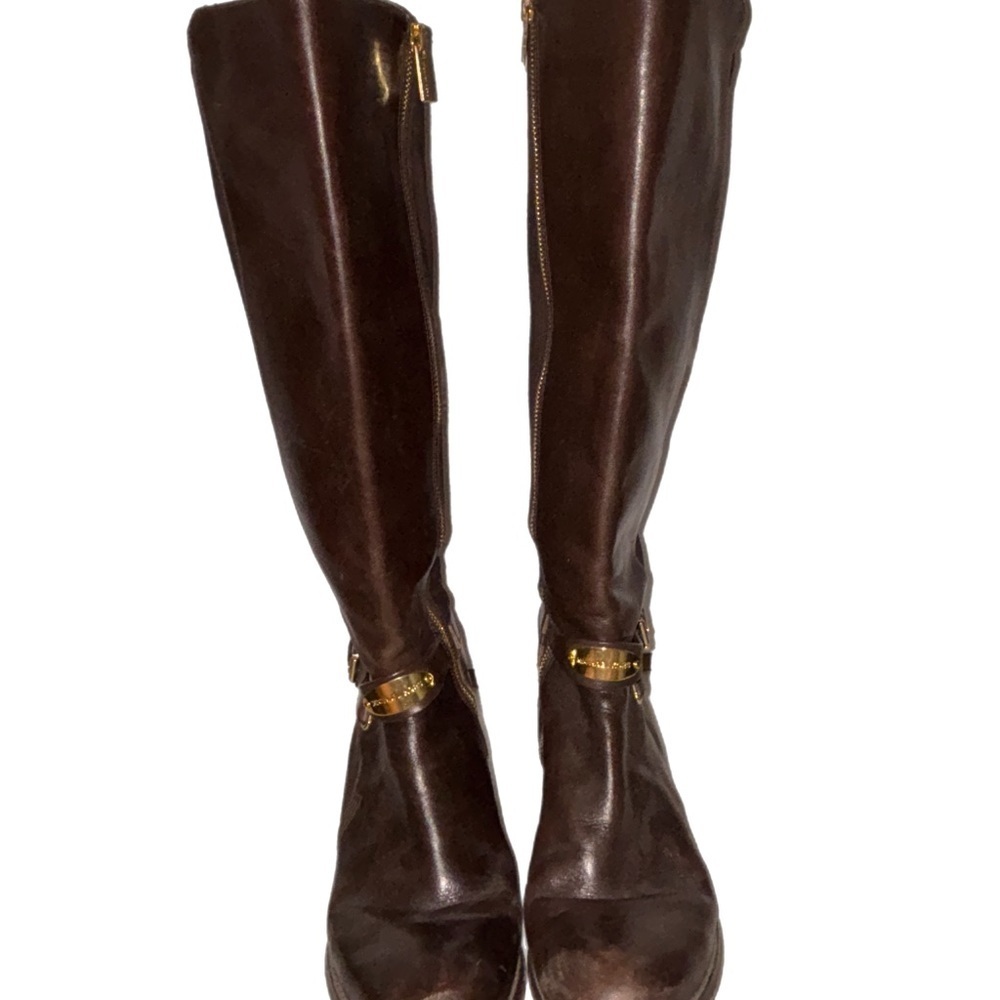 Michael Kors Dark Brown Over the Knee Boots - Picture 2 of 15
